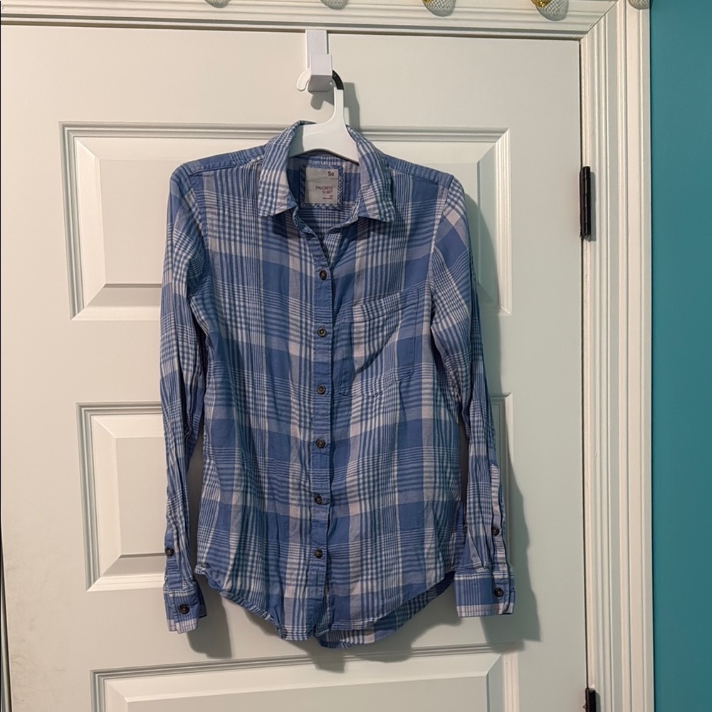 Blue Plaid Women’s Shirt